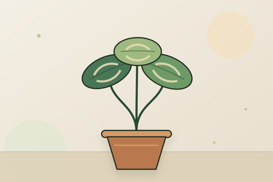 Calathea houseplant