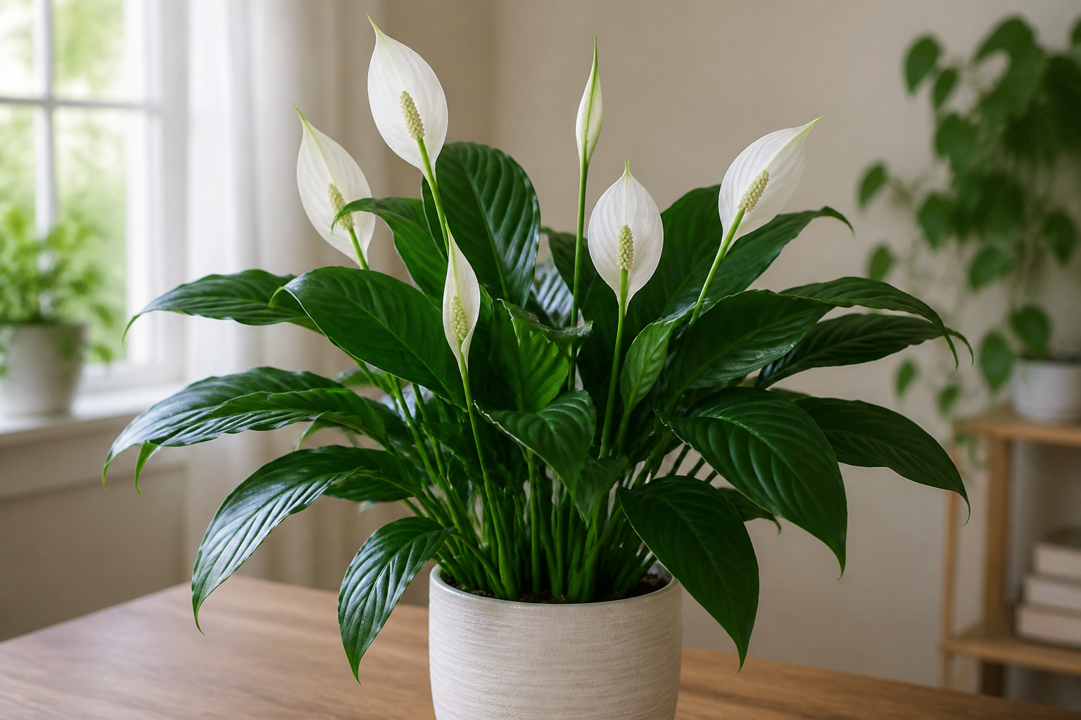 Peace Lily houseplant